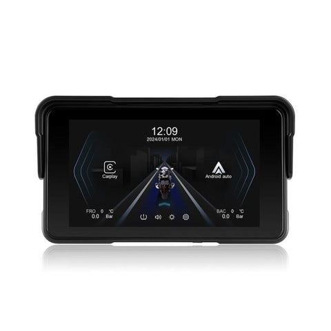 5 inch Landscape-oriented Motorcycle Wireless CarPlay and Android Auto Display Screen Navigator, Standard, with Tire Pressure Sensor