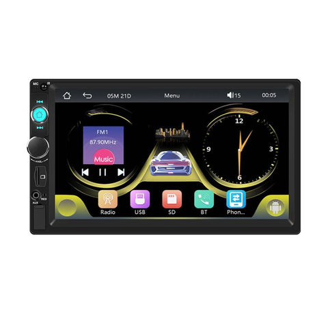 7 inch Car HD Touchable Screen Wireless Carplay Dual Spindle MP5 Player, Standard, Standard+Reversing Camera