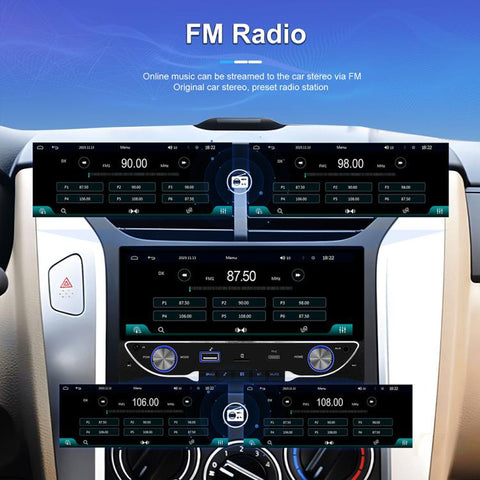 6.86 inch Car Wireless Carplay Dual Spindle MP5 Player, Standard, Standard+Reversing Camera