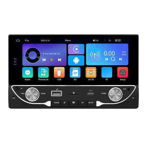 6.86 inch Car Wireless Carplay Dual Spindle MP5 Player, Standard, Standard+Reversing Camera