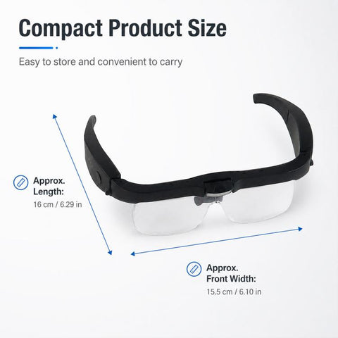 12539DC1 USB Rechargeable Head-Mounted LED Magnifier, 12539DC1