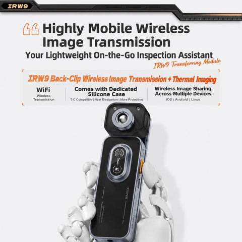 QIANLI IRW9 Back Clip Wireless Thermal Imaging Video Transmission Device