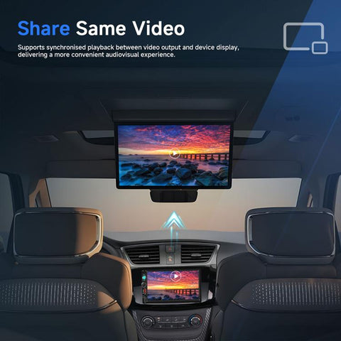 Universal 7 inch Dual-DIN Car MP5 Player Center Console Display with CarPlay & Android Auto Function, Standard, with Reversing Camera + Frame