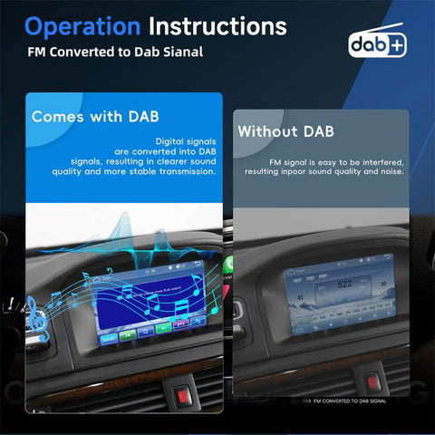 Universal 7 inch Dual-DIN Car MP5 Player Center Console Display with CarPlay & Android Auto Function, Standard, with Reversing Camera + Frame