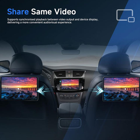 Universal 7 inch Dual-DIN Car MP5 Player Center Console Display with CarPlay & Android Auto Function, Standard, with Reversing Camera + Frame