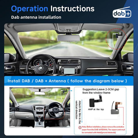 Universal 7 inch Dual-DIN Car MP5 Player Center Console Display with CarPlay & Android Auto Function, Standard, with Reversing Camera + Frame