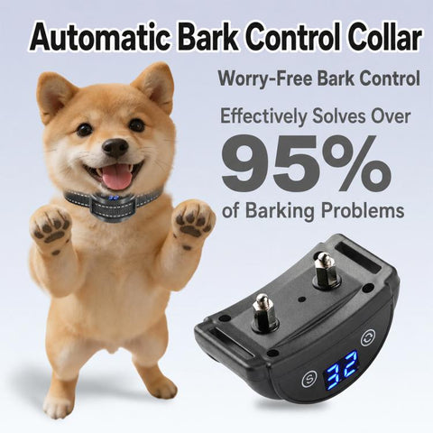 PaiPaitek PD259B USB Rechargeable Auto Anti Barking Dog Training Collar, PD259B