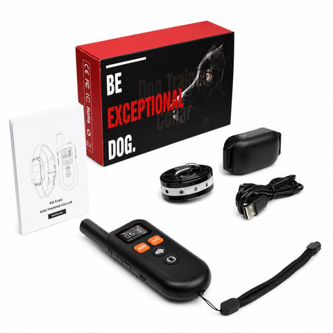 PaiPaitek PD516U-1 Ultrasonic Remote Controll Anti Barking Pet Dog Training Collar, PD516U-1