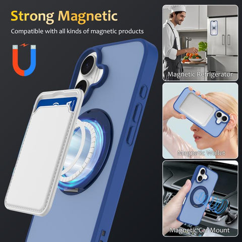 Skin Feel Revolving Kickstand Magnetic Phone Case, For iPhone 16, For iPhone 15 Pro Max, For iPhone 15 Pro, For iPhone 15, For iPhone 14 / 13, For iPhone SE 2022 / 2020 / 8 / 7, For iPhone 12 / 12 Pro