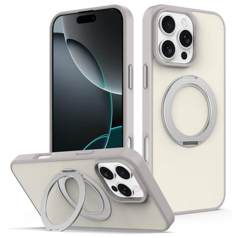 Skin Feel Revolving Kickstand Magnetic Phone Case, For iPhone 16, For iPhone 15 Pro Max, For iPhone 15 Pro, For iPhone 15, For iPhone 14 / 13, For iPhone SE 2022 / 2020 / 8 / 7, For iPhone 12 / 12 Pro