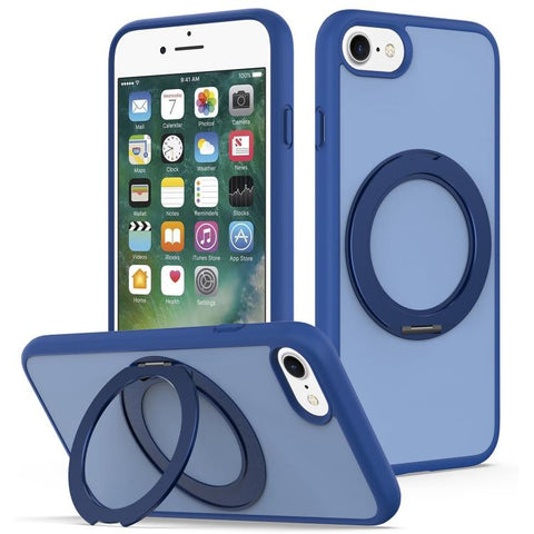 Skin Feel Revolving Kickstand Magnetic Phone Case, For iPhone 16, For iPhone 15 Pro Max, For iPhone 15 Pro, For iPhone 15, For iPhone 14 / 13, For iPhone SE 2022 / 2020 / 8 / 7, For iPhone 12 / 12 Pro