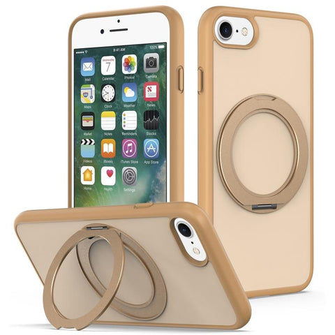 Skin Feel Revolving Kickstand Magnetic Phone Case, For iPhone 16, For iPhone 15 Pro Max, For iPhone 15 Pro, For iPhone 15, For iPhone 14 / 13, For iPhone SE 2022 / 2020 / 8 / 7, For iPhone 12 / 12 Pro