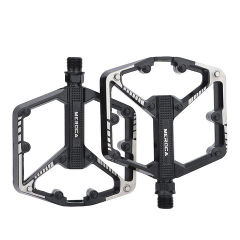 MEROCA Mountain Bike Pedals, Dual-DU Version, DU + Bearing Version, 3-Bearing Version