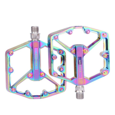 MEROCA Mountain Bike Pedals, Dual-DU Version, DU + Bearing Version, 3-Bearing Version