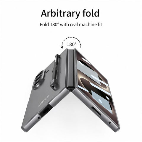 GKK Integrated Ultra-thin Full Coverage Phone Flip Case with Pen, For Galaxy Z Fold8 Ultra 5G