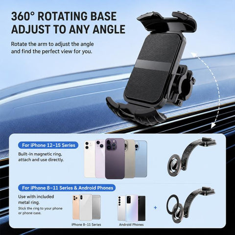 Car Adhesive Foldable Magnetic Phone Holder
