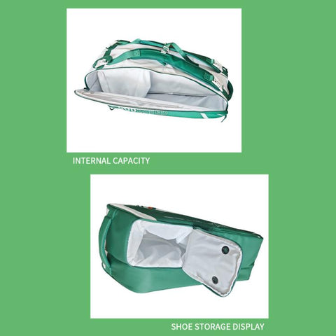 GODSPEED Large-Capacity Tennis Badminton Rackets Multifunctional Sports Bag, G2516