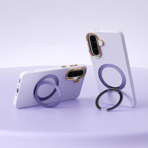 ABEEL Lightweight Zero Skin Feel Magnetic PC Phone Case with Holder, For Galaxy A57 5G, For Galaxy A37 5G