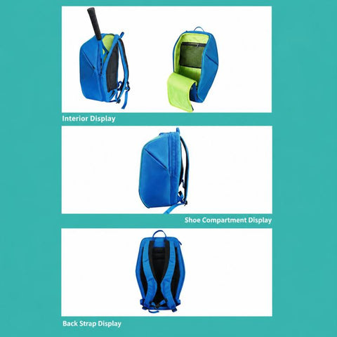GODSPEED Tennis Badminton Rackets Sports Training Backpack, Zap