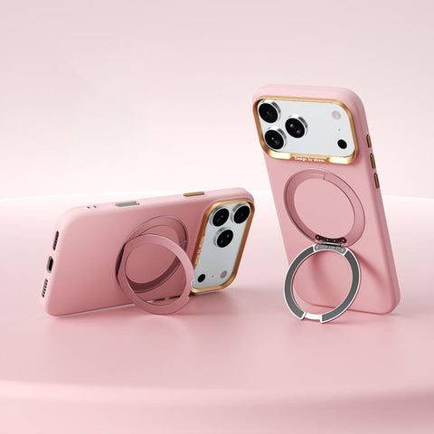 ABEEL Lightweight Zero Skin Feel Magnetic PC Phone Case with Holder, For iPhone 18 Pro, For iPhone 18 Pro Max, For iPhone 17 Pro Max, For iPhone 17 Pro, For iPhone 17, For iPhone 16 Pro Max, For iPhone 16 Pro, For iPhone 16