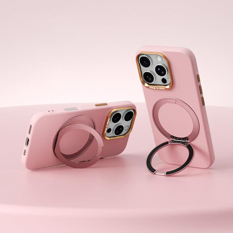 ABEEL Lightweight Zero Skin Feel Magnetic PC Phone Case with Holder, For iPhone 18 Pro, For iPhone 18 Pro Max, For iPhone 17 Pro Max, For iPhone 17 Pro, For iPhone 17, For iPhone 16 Pro Max, For iPhone 16 Pro, For iPhone 16