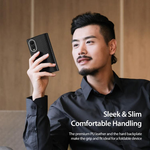 DUX DUCIS Bril Series PU + TPU Phone Case, For Galaxy Z Fold8 5G, For Galaxy Z Fold8 Ultra 5G