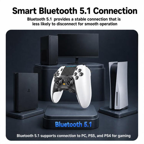 Yesido KB48 P5 Wireless Game Controller, For PS5 / PS4 / PC