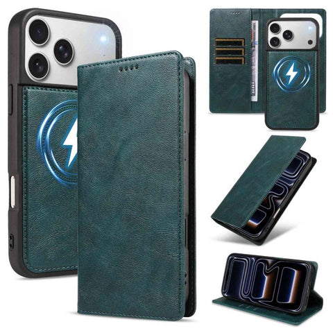 Cowhide Leather Texture RFID Detachable 2 in 1 Magnetic Vegan Leather Phone Case, For iPhone 18 Pro, For iPhone 18 Pro Max, For iPhone 17 Pro Max, For iPhone 17 Pro, For iPhone 15 Pro Max, For iPhone 15 Pro, For iPhone 15 Plus, For iPhone 14 Plus