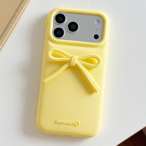 Bow TPU hybrid PC Bulge Phone Case, For iPhone 18 Pro / 17 Pro, For iPhone 18 Pro Max / 17 Pro Max, For iPhone 17, For iPhone 16 Pro Max, For iPhone 16 Pro, For iPhone 16 Plus