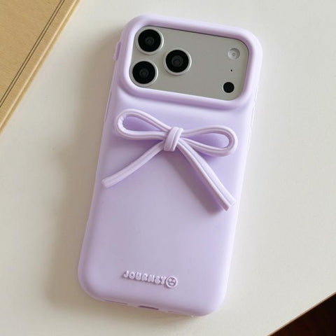 Bow TPU hybrid PC Bulge Phone Case, For iPhone 18 Pro / 17 Pro, For iPhone 18 Pro Max / 17 Pro Max, For iPhone 17, For iPhone 16 Pro Max, For iPhone 16 Pro, For iPhone 16 Plus