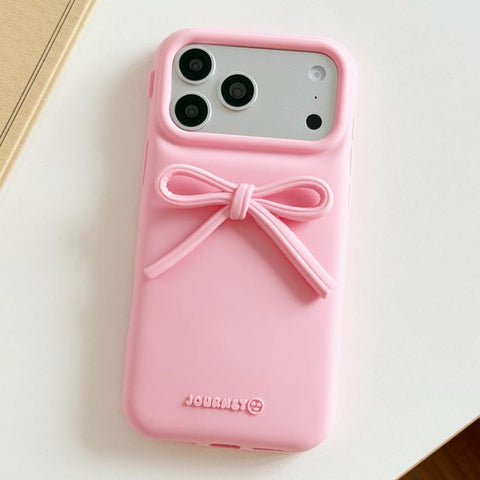 Bow TPU hybrid PC Bulge Phone Case, For iPhone 18 Pro / 17 Pro, For iPhone 18 Pro Max / 17 Pro Max, For iPhone 17, For iPhone 16 Pro Max, For iPhone 16 Pro, For iPhone 16 Plus