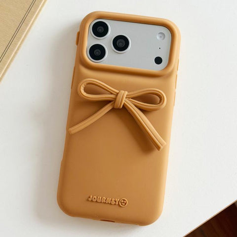 Bow TPU hybrid PC Bulge Phone Case, For iPhone 18 Pro / 17 Pro, For iPhone 18 Pro Max / 17 Pro Max, For iPhone 17, For iPhone 16 Pro Max, For iPhone 16 Pro, For iPhone 16 Plus