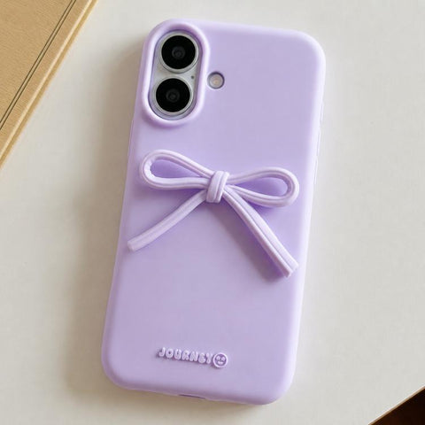 Bow TPU hybrid PC Bulge Phone Case, For iPhone 18 Pro / 17 Pro, For iPhone 18 Pro Max / 17 Pro Max, For iPhone 17, For iPhone 16 Pro Max, For iPhone 16 Pro, For iPhone 16 Plus