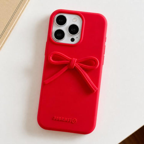 Bow TPU hybrid PC Bulge Phone Case, For iPhone 18 Pro / 17 Pro, For iPhone 18 Pro Max / 17 Pro Max, For iPhone 17, For iPhone 16 Pro Max, For iPhone 16 Pro, For iPhone 16 Plus