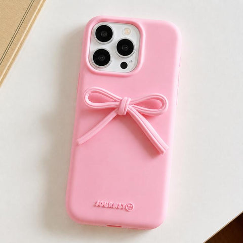 Bow TPU hybrid PC Bulge Phone Case, For iPhone 18 Pro / 17 Pro, For iPhone 18 Pro Max / 17 Pro Max, For iPhone 17, For iPhone 16 Pro Max, For iPhone 16 Pro, For iPhone 16 Plus