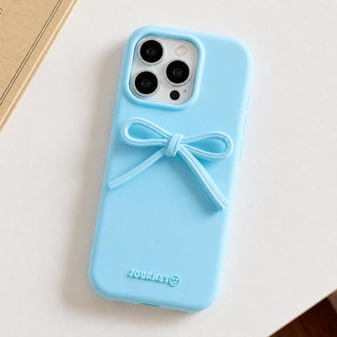 Bow TPU hybrid PC Bulge Phone Case, For iPhone 18 Pro / 17 Pro, For iPhone 18 Pro Max / 17 Pro Max, For iPhone 17, For iPhone 16 Pro Max, For iPhone 16 Pro, For iPhone 16 Plus