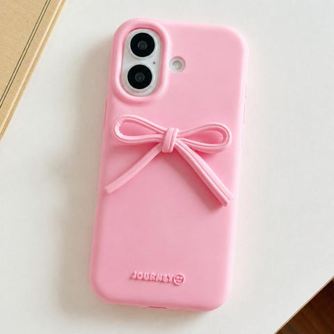 Bow TPU hybrid PC Bulge Phone Case, For iPhone 18 Pro / 17 Pro, For iPhone 18 Pro Max / 17 Pro Max, For iPhone 17, For iPhone 16 Pro Max, For iPhone 16 Pro, For iPhone 16 Plus