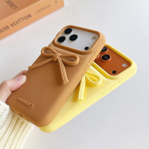 Bow TPU hybrid PC Bulge Phone Case, For iPhone 18 Pro / 17 Pro, For iPhone 18 Pro Max / 17 Pro Max, For iPhone 17, For iPhone 16 Pro Max, For iPhone 16 Pro, For iPhone 16 Plus