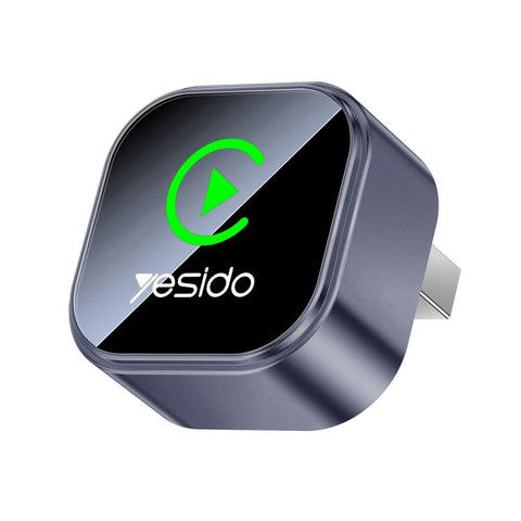 Yesido KM31 Mini 2-in-1 Wired to Wireless CarPlay and Android Auto Car Adapter, KM31