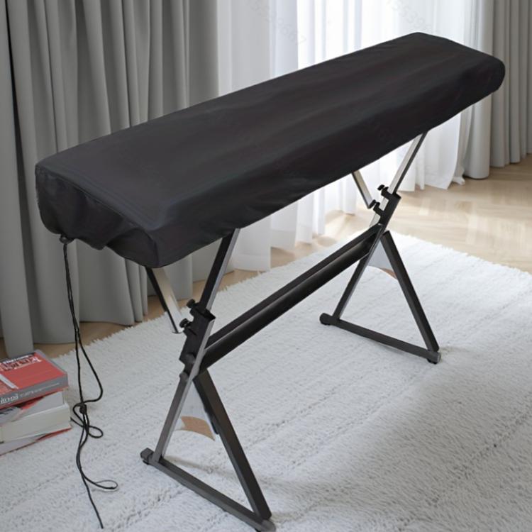 Retractable Drawstring DustProof Protective Cover for 61-88 Keys Electronic Piano Keyboard, 98 x 42 x 19cm, 134 x 29 x 19cm