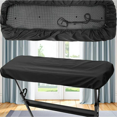 Retractable Drawstring DustProof Protective Cover for 61-88 Keys Electronic Piano Keyboard, 98 x 42 x 19cm, 134 x 29 x 19cm