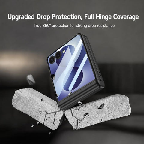 GKK Integrated Magnetic Full Coverage Phone Flip Case with Pen, For Galaxy Z Flip8 5G