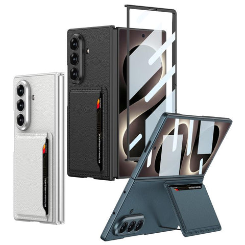 GKK Integrated Ultra-thin Leather Phone Case with Card Slots, For Galaxy Z Fold8 Ultra 5G