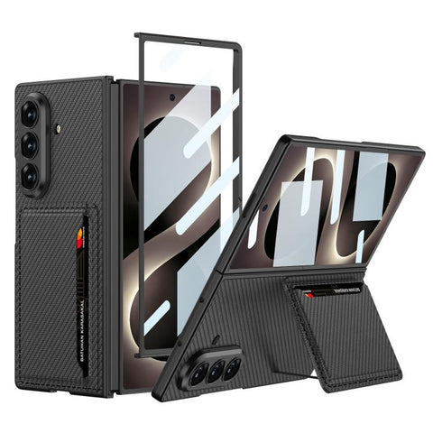 GKK Integrated Ultra-thin Leather Phone Case with Card Slots, For Galaxy Z Fold8 Ultra 5G