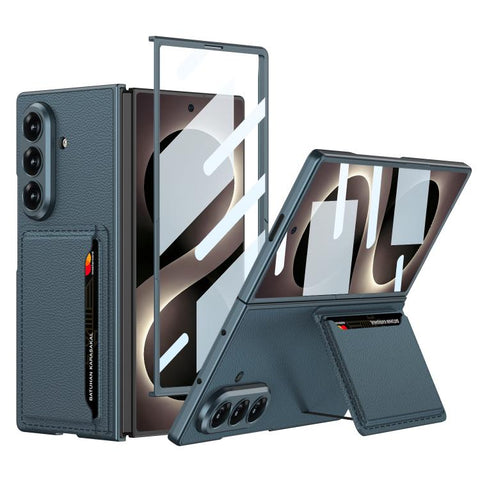 GKK Integrated Ultra-thin Leather Phone Case with Card Slots, For Galaxy Z Fold8 Ultra 5G