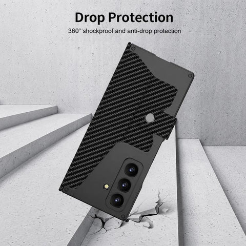 GKK Integrated Armor Flip Leather Case with Pen Slot, Stylus Not Included, For Galaxy Z Fold8 Ultra 5G