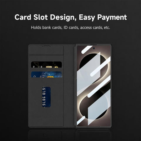 GKK Integrated Armor Flip Leather Case with Pen Slot, Stylus Not Included, For Galaxy Z Fold8 Ultra 5G