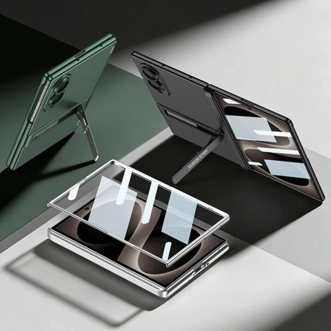 GKK Integrated Magnetic Triumph Ultra-thin Full Coverage Phone Case with Holder, For Galaxy Z Fold8 5G