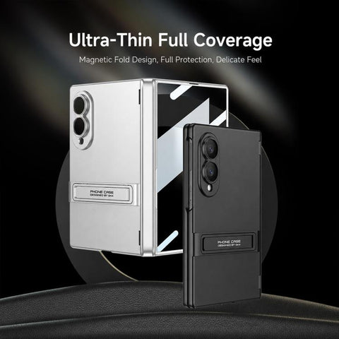 GKK Integrated Magnetic Triumph Ultra-thin Full Coverage Phone Case with Holder, For Galaxy Z Fold8 5G