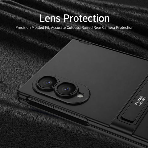 GKK Integrated Magnetic Triumph Ultra-thin Full Coverage Phone Case with Holder, For Galaxy Z Fold8 5G